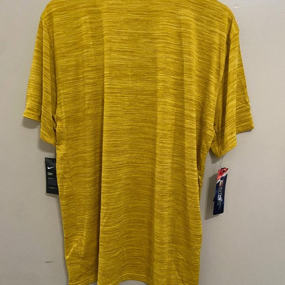 Nike Milwaukee Brewers Authentic Collection Velocity Practice Shirt Gold Mens XL - Picture 5 of 8